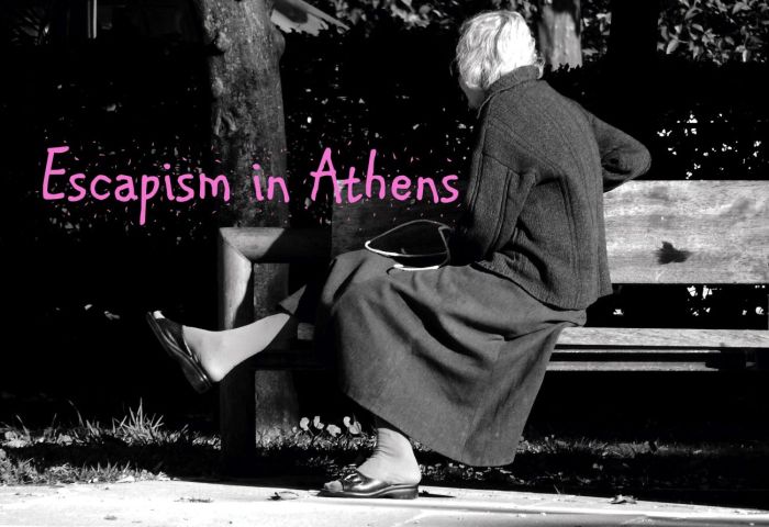 Escapism in Athens group show