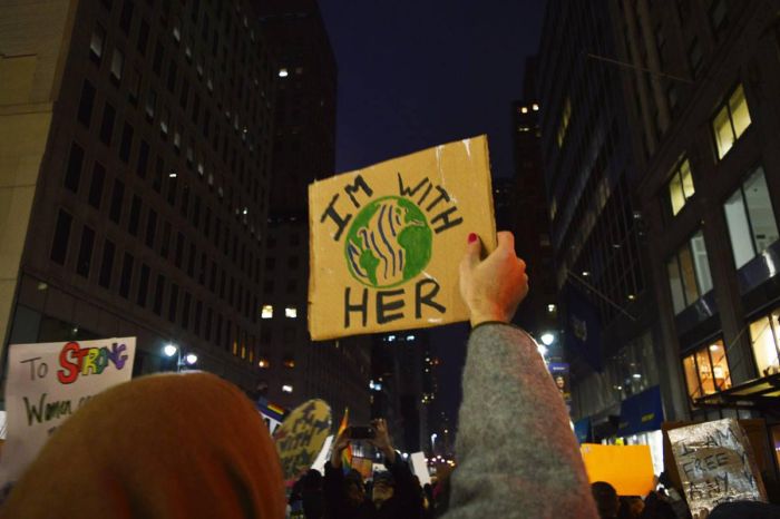 Η πορεία των γυναικών, η πορεία όλων, κατά του Τραμπ στη Νέα Υόρκη
