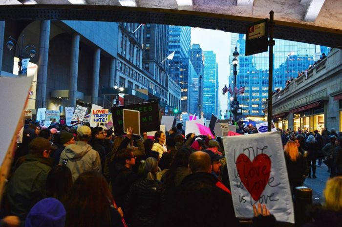 Η πορεία των γυναικών, η πορεία όλων, κατά του Τραμπ στη Νέα Υόρκη