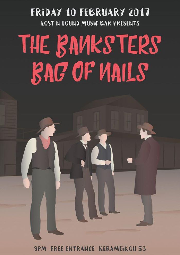 «The Banksters Band» και «Bag of Nails» live στο Lost N Found
