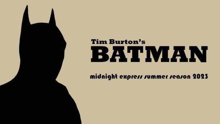Midnight express Batman Riviera Tim Burton